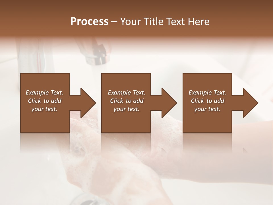 Hand Chrome Cleanliness PowerPoint Template