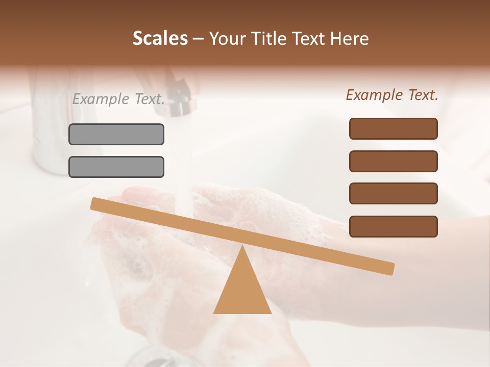 Hand Chrome Cleanliness PowerPoint Template