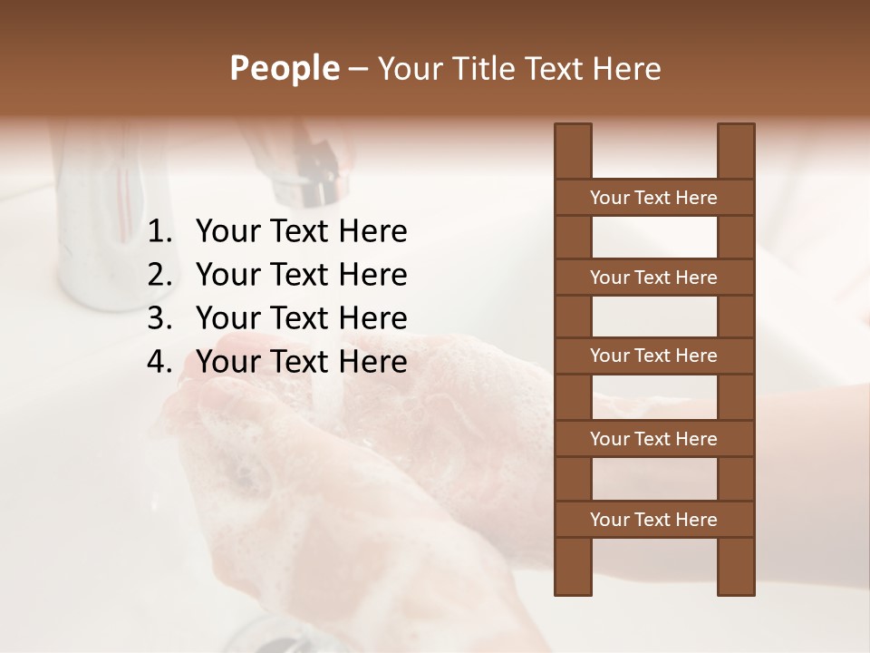 Hand Chrome Cleanliness PowerPoint Template