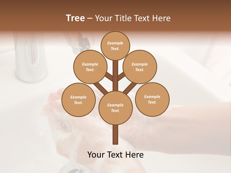 Hand Chrome Cleanliness PowerPoint Template