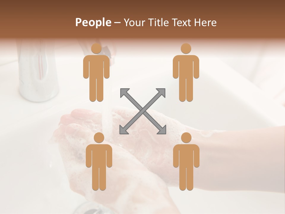 Hand Chrome Cleanliness PowerPoint Template