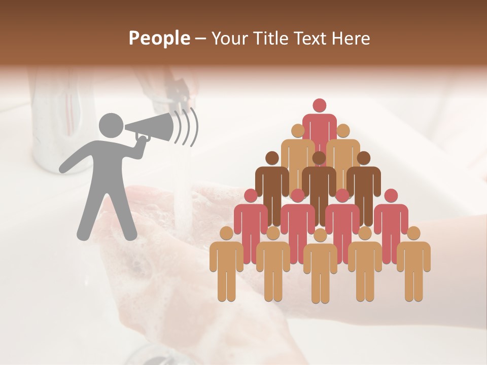 Hand Chrome Cleanliness PowerPoint Template