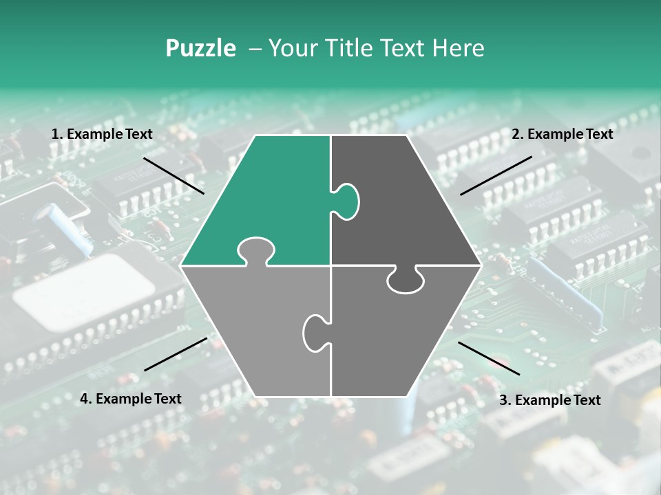 Microprocessor Diode Megabyte PowerPoint Template
