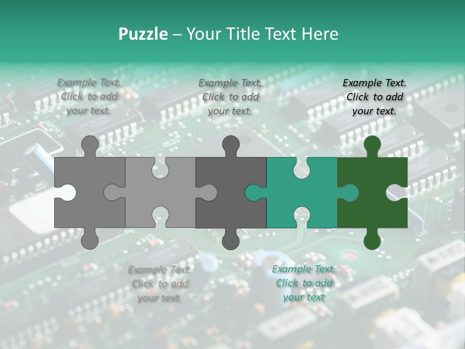 Microprocessor Diode Megabyte PowerPoint Template