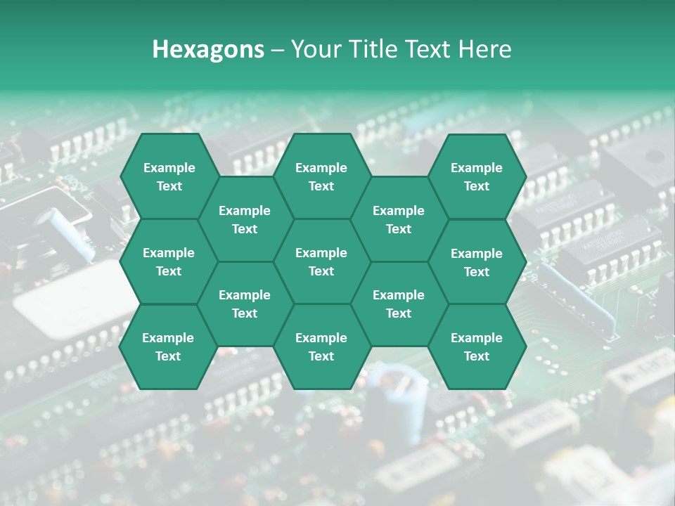 Microprocessor Diode Megabyte PowerPoint Template