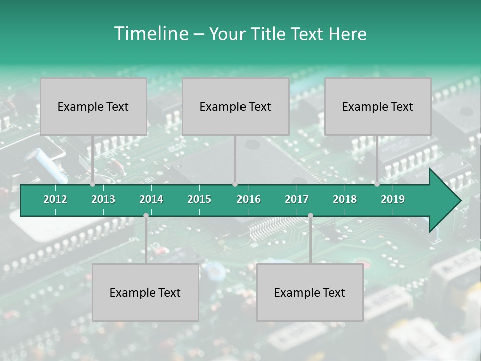 Microprocessor Diode Megabyte PowerPoint Template