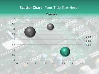 Microprocessor Diode Megabyte PowerPoint Template