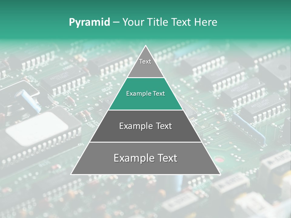 Microprocessor Diode Megabyte PowerPoint Template