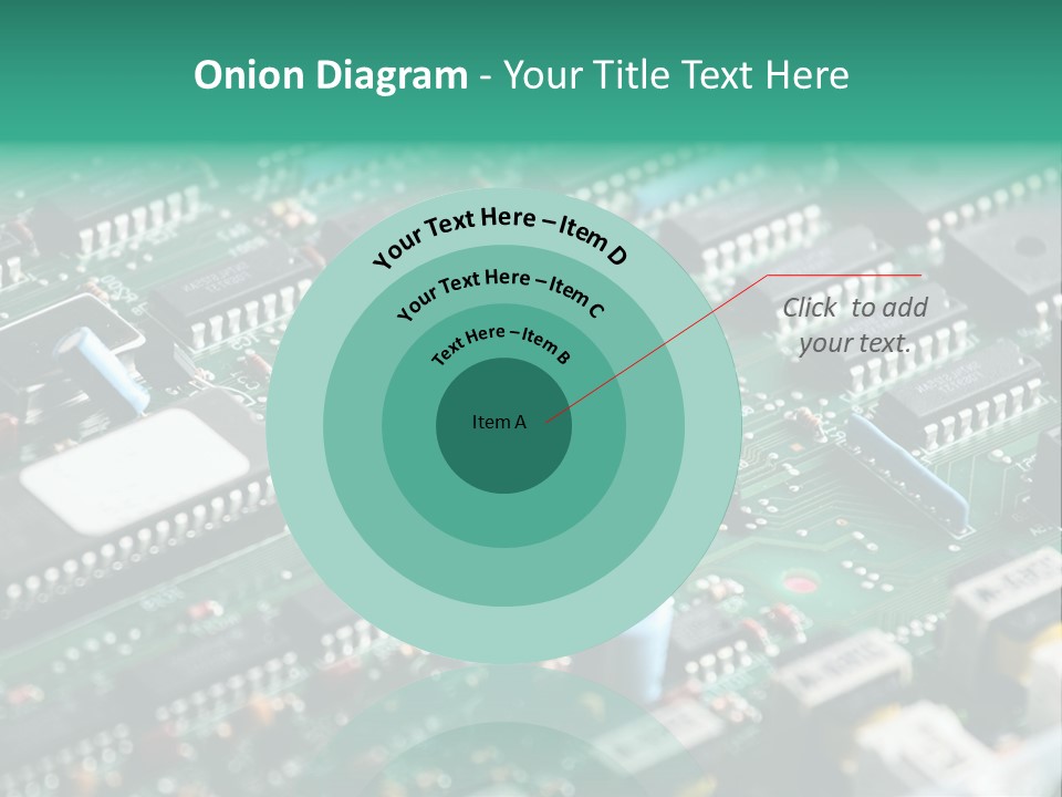 Microprocessor Diode Megabyte PowerPoint Template