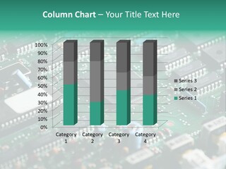 Microprocessor Diode Megabyte PowerPoint Template