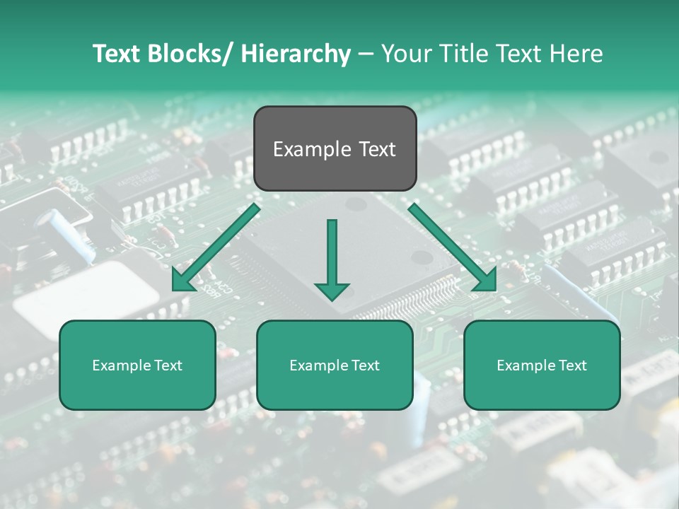 Microprocessor Diode Megabyte PowerPoint Template