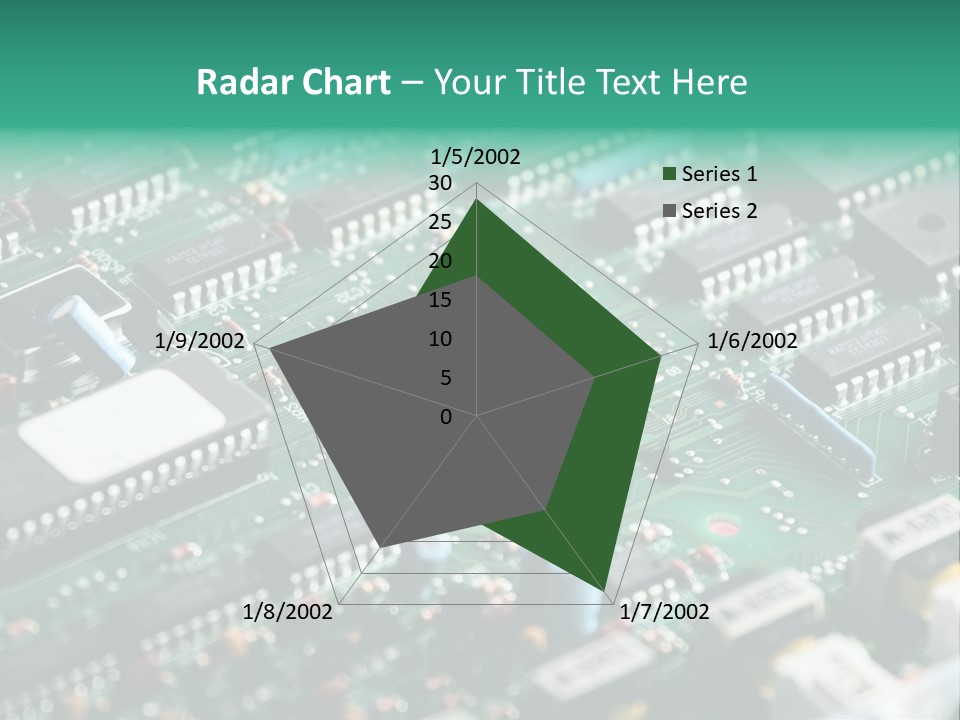 Microprocessor Diode Megabyte PowerPoint Template
