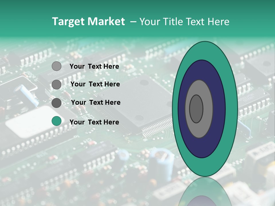 Microprocessor Diode Megabyte PowerPoint Template