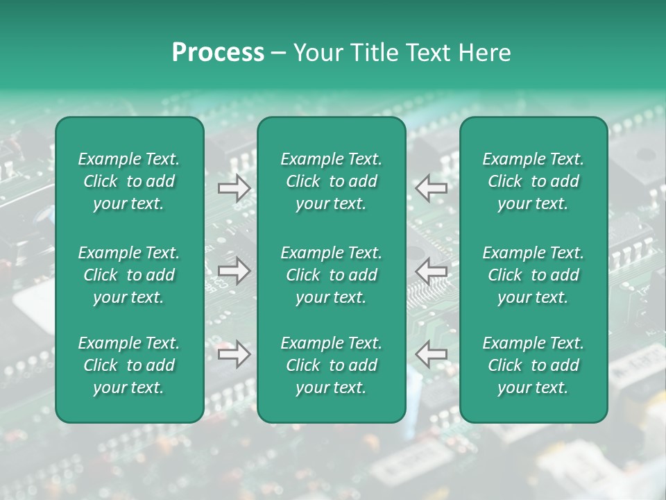 Microprocessor Diode Megabyte PowerPoint Template