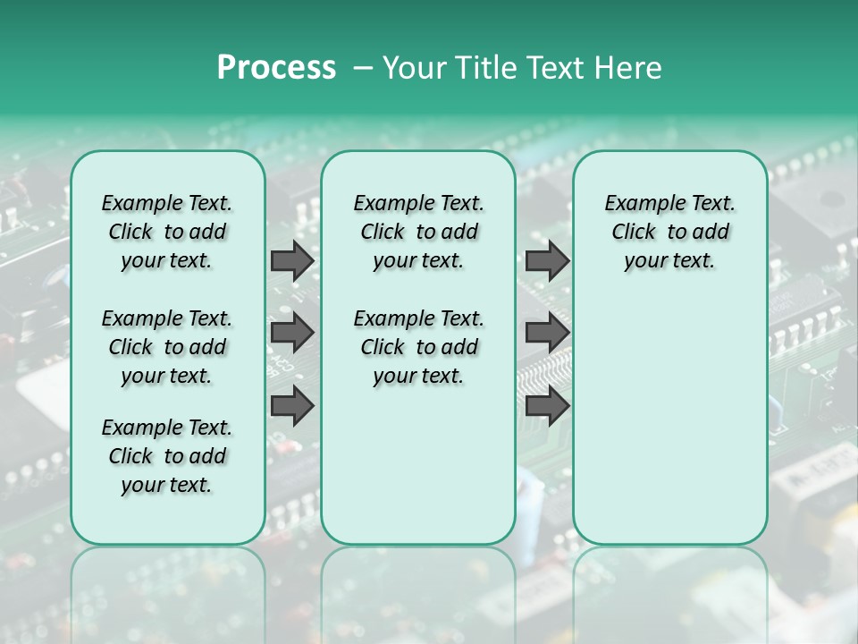 Microprocessor Diode Megabyte PowerPoint Template