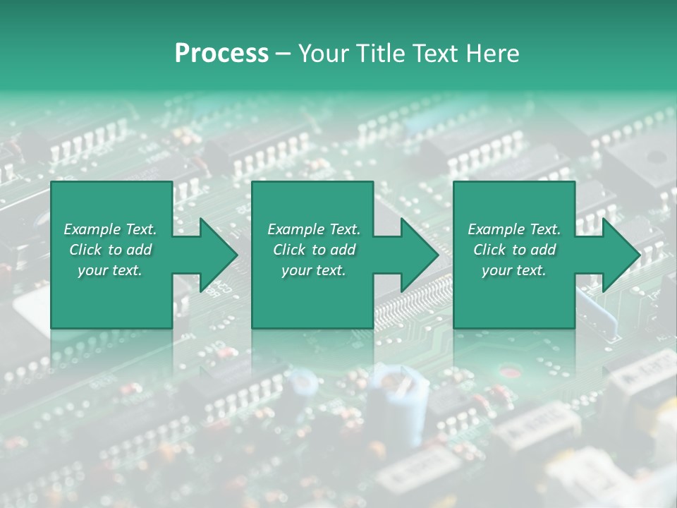 Microprocessor Diode Megabyte PowerPoint Template