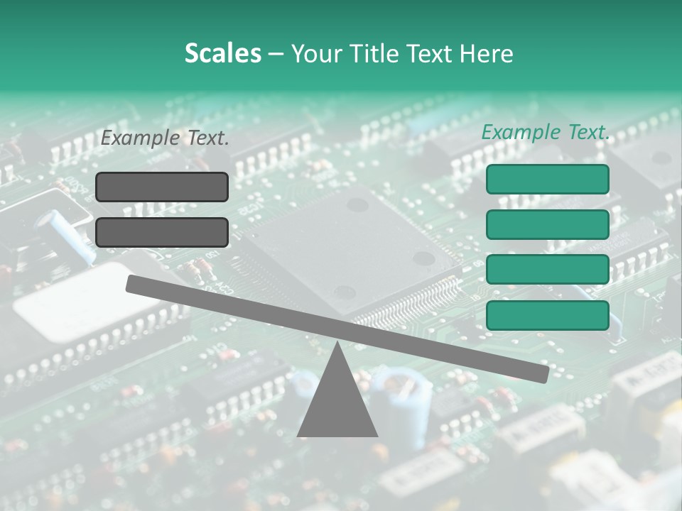 Microprocessor Diode Megabyte PowerPoint Template