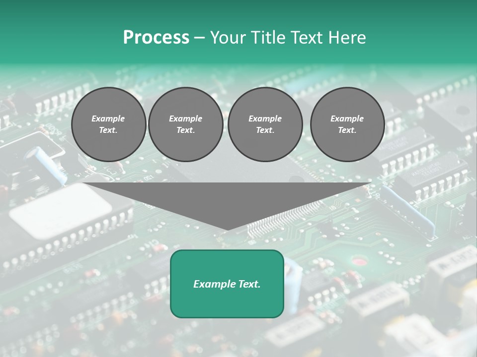 Microprocessor Diode Megabyte PowerPoint Template
