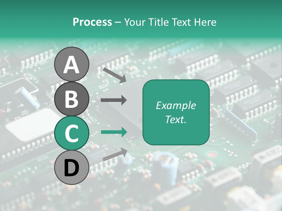 Microprocessor Diode Megabyte PowerPoint Template