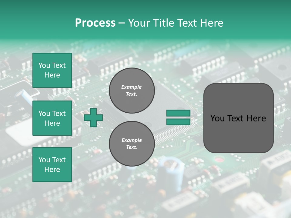 Microprocessor Diode Megabyte PowerPoint Template