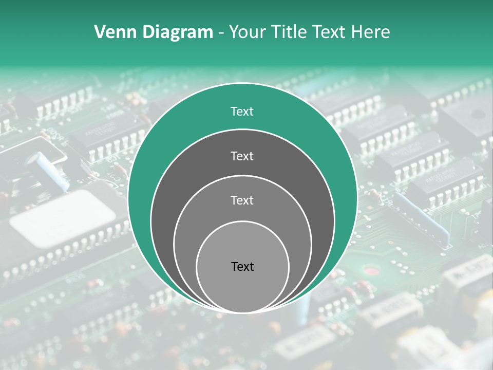Microprocessor Diode Megabyte PowerPoint Template