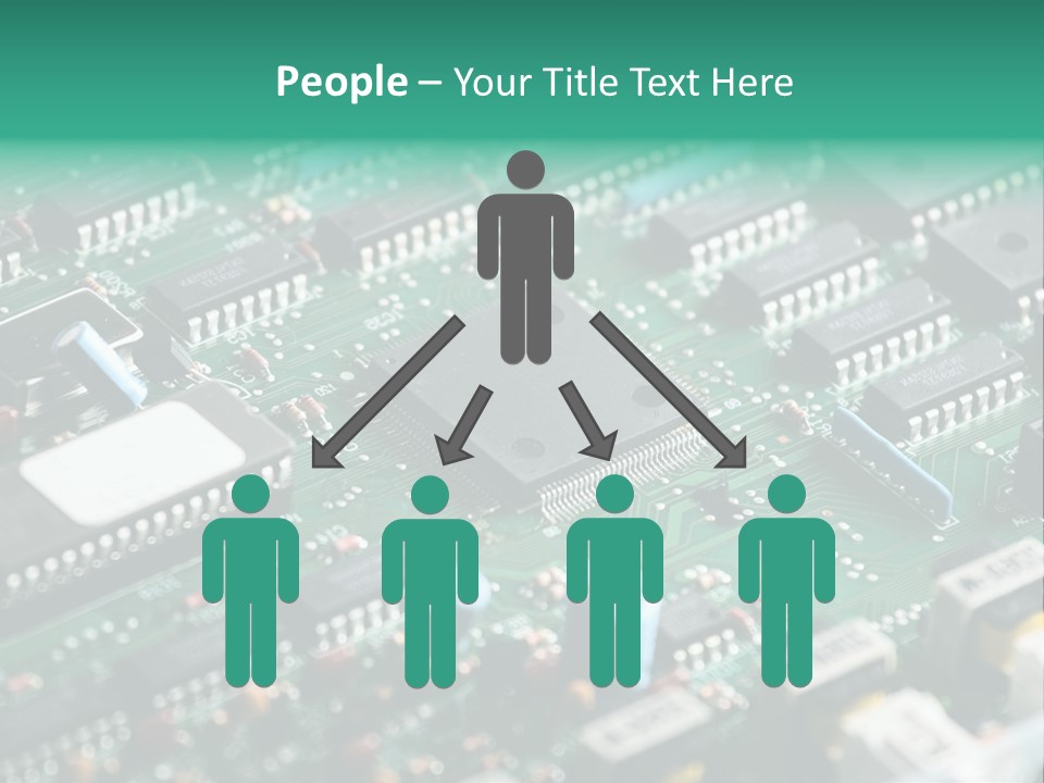 Microprocessor Diode Megabyte PowerPoint Template