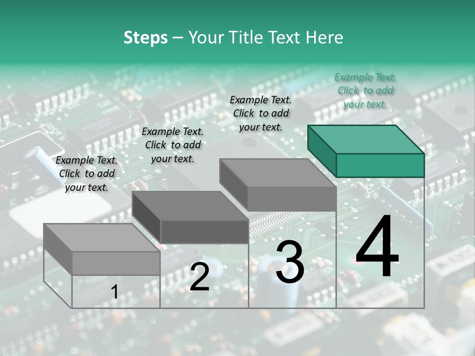 Microprocessor Diode Megabyte PowerPoint Template