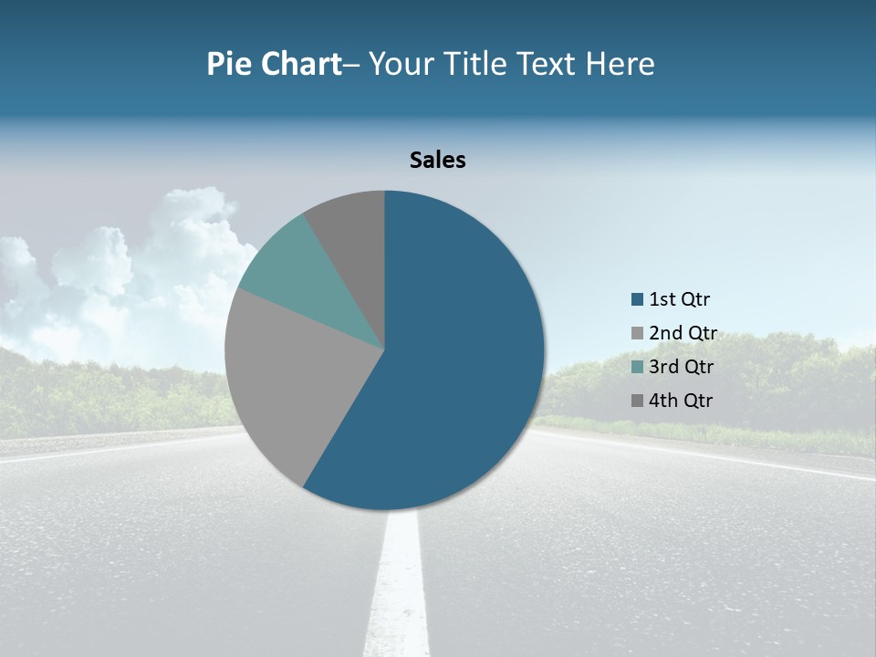 Freedom Route Drive PowerPoint Template