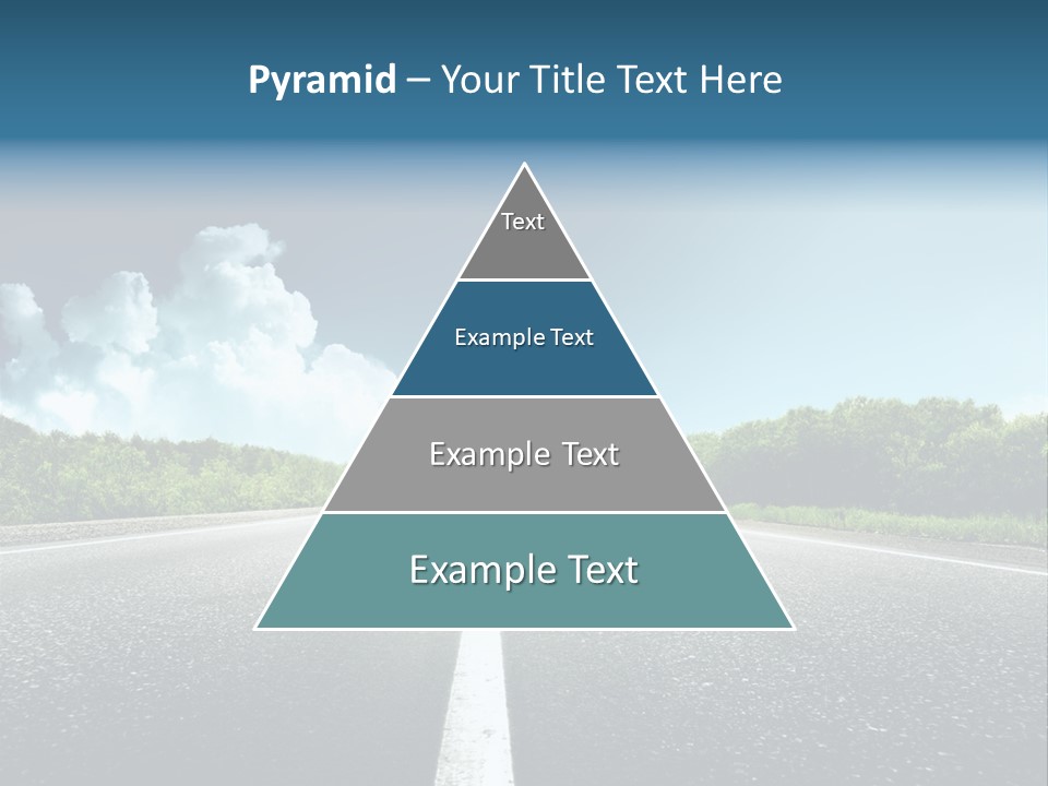 Freedom Route Drive PowerPoint Template