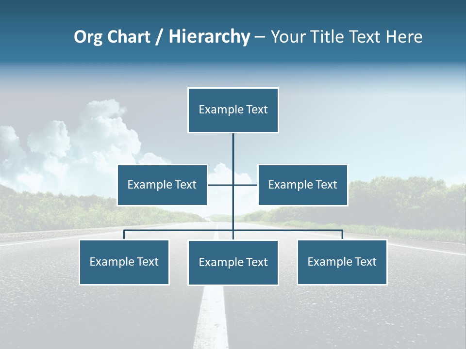 Freedom Route Drive PowerPoint Template