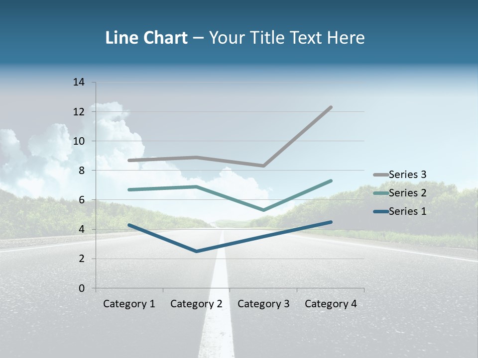 Freedom Route Drive PowerPoint Template