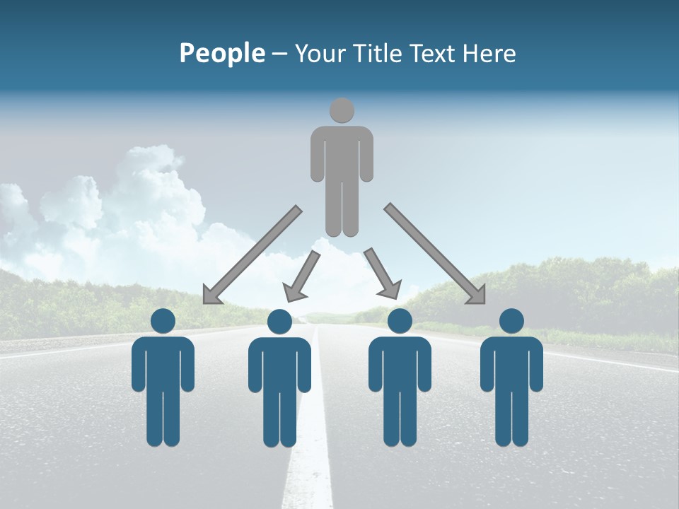 Freedom Route Drive PowerPoint Template