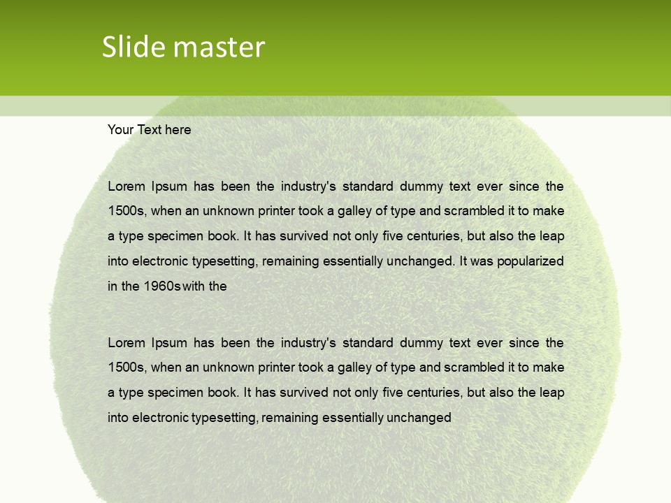 Abstract Season Planet PowerPoint Template