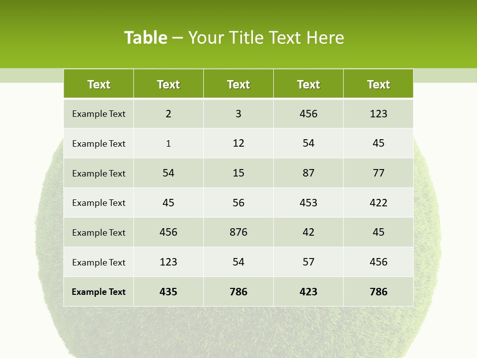 Abstract Season Planet PowerPoint Template