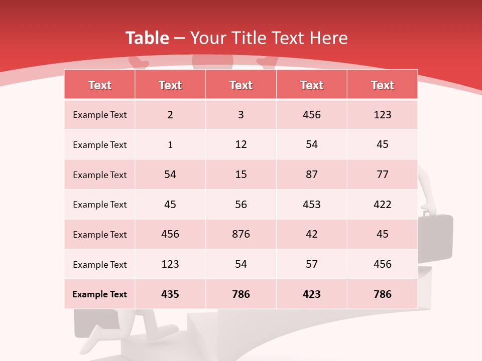 Case Standing Different PowerPoint Template