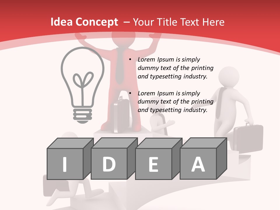 Case Standing Different PowerPoint Template
