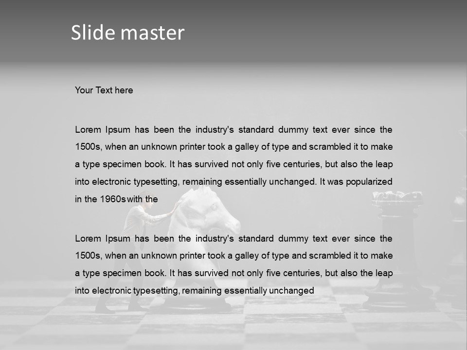 Education Man Step PowerPoint Template