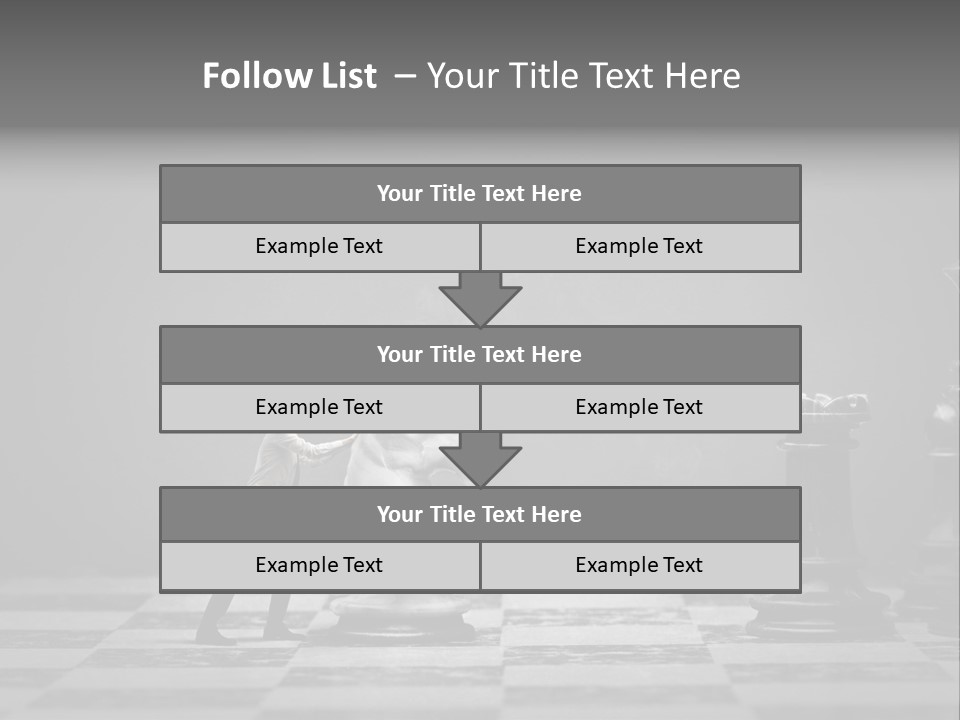 Education Man Step PowerPoint Template