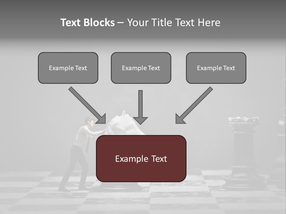 Education Man Step PowerPoint Template