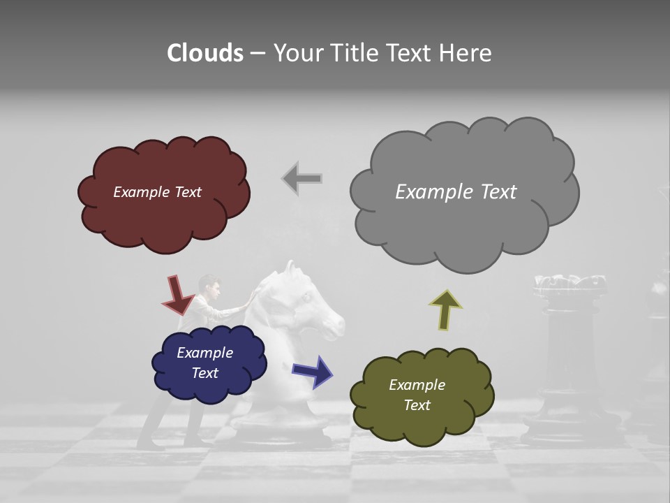Education Man Step PowerPoint Template