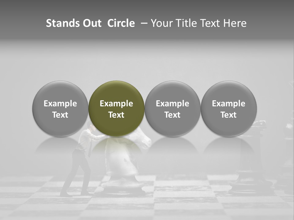 Education Man Step PowerPoint Template