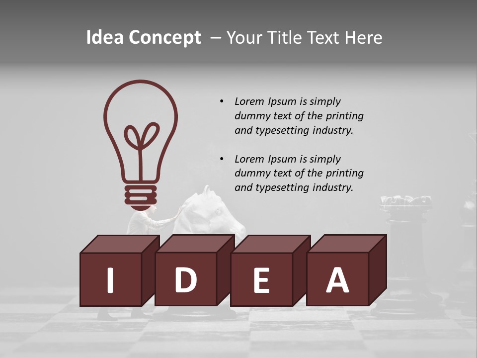 Education Man Step PowerPoint Template