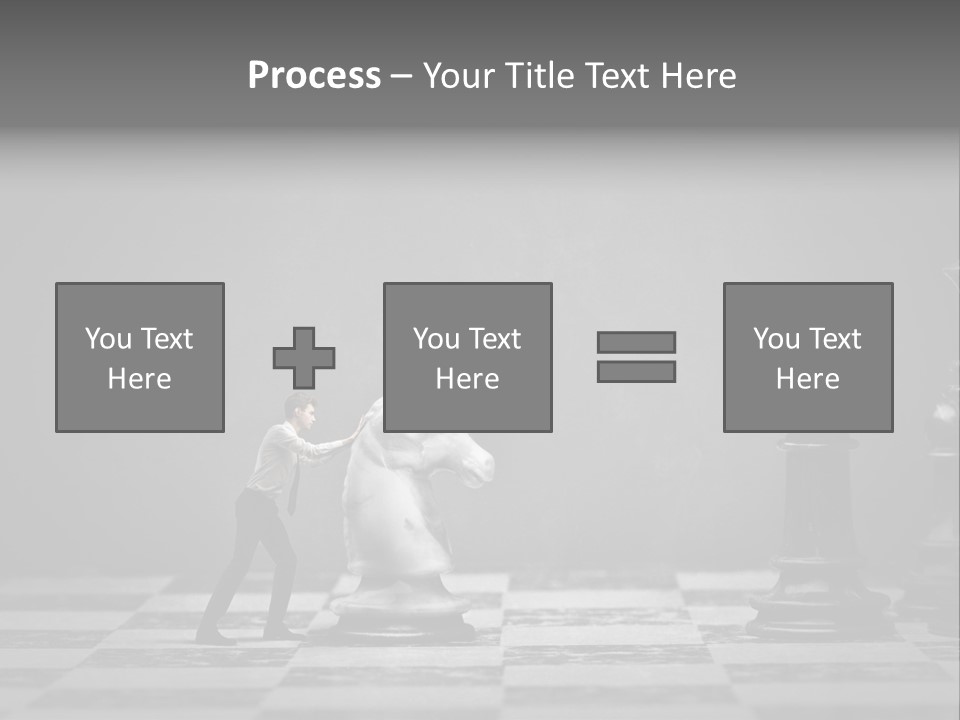 Education Man Step PowerPoint Template