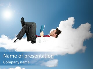 Sunray Knowledge Book PowerPoint Template