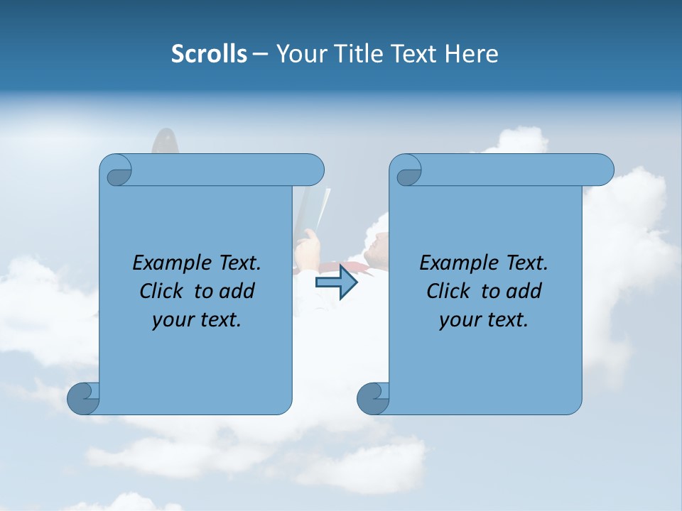 Sunray Knowledge Book PowerPoint Template