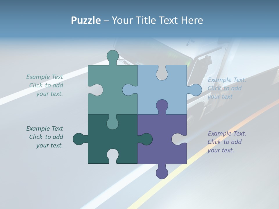 Transport Driver Transportation PowerPoint Template