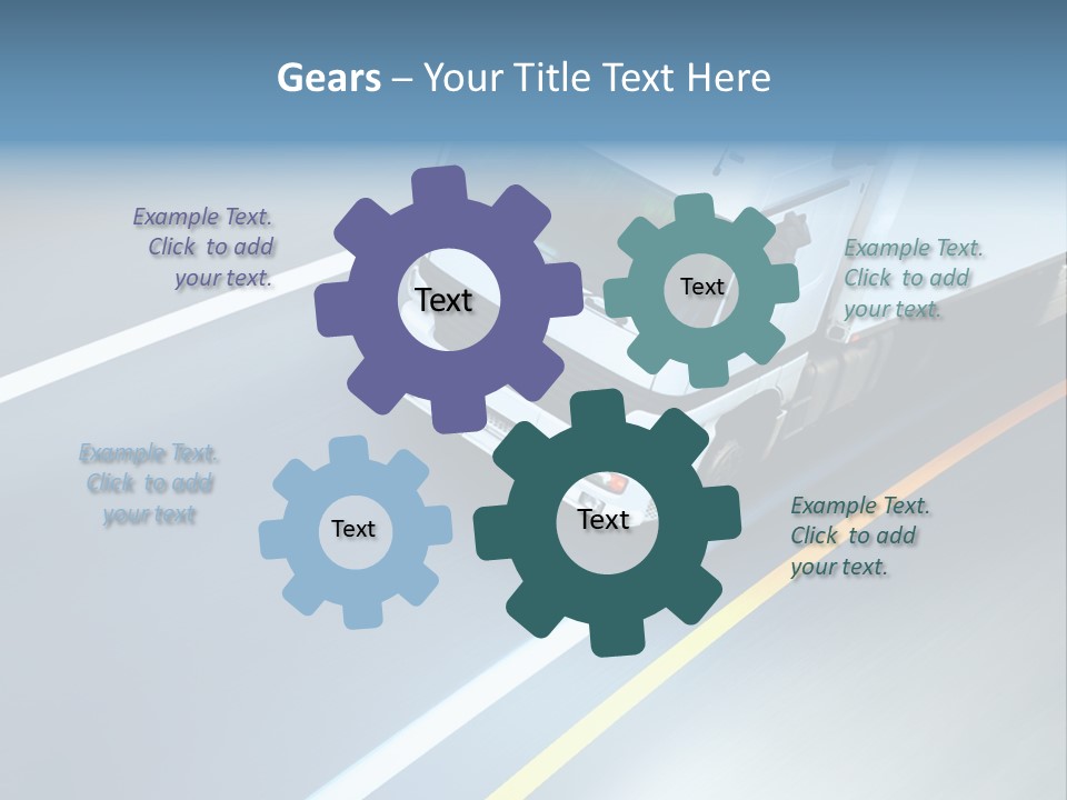 Transport Driver Transportation PowerPoint Template