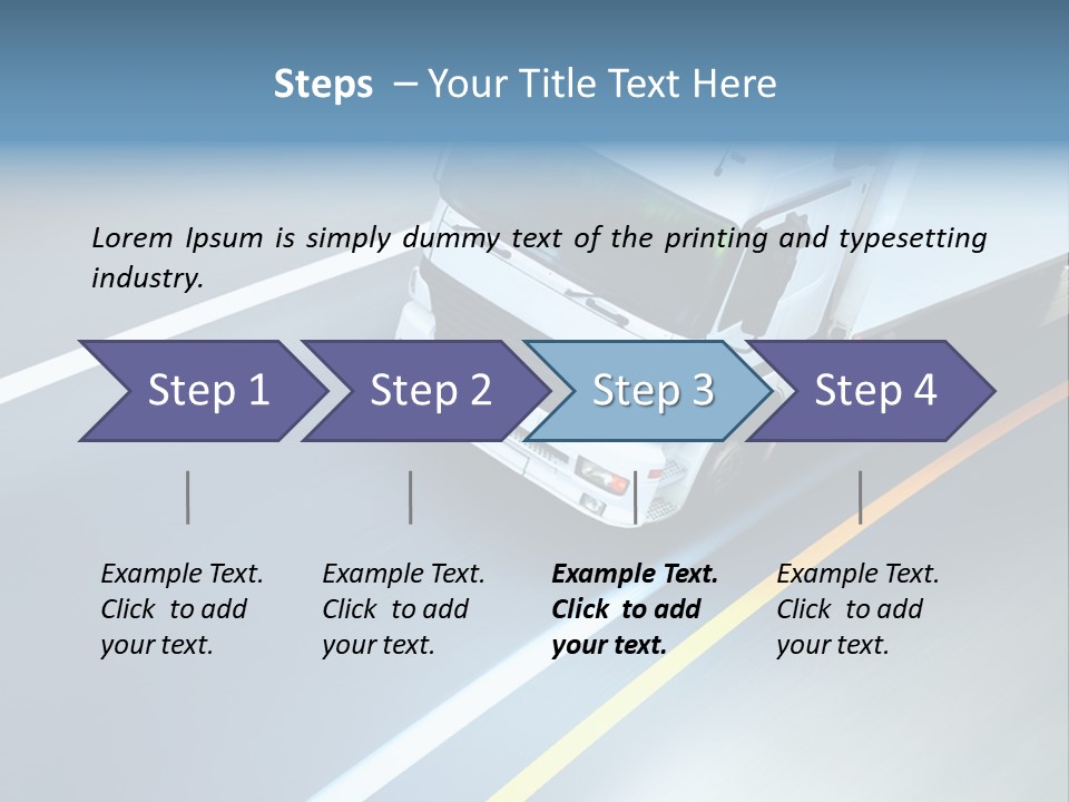 Transport Driver Transportation PowerPoint Template