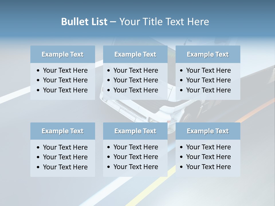 Transport Driver Transportation PowerPoint Template