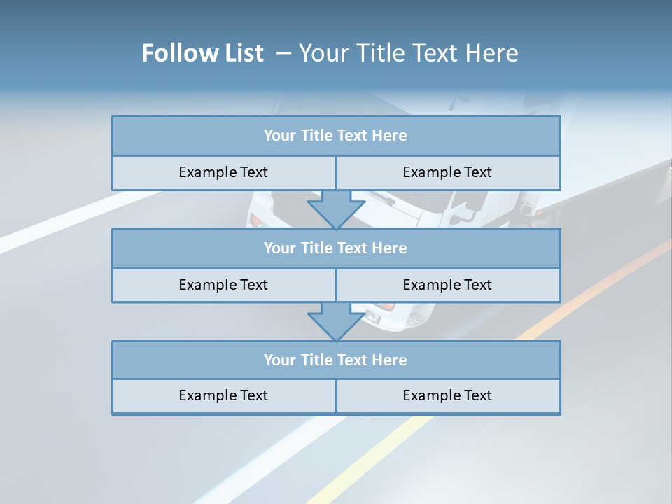 Transport Driver Transportation PowerPoint Template